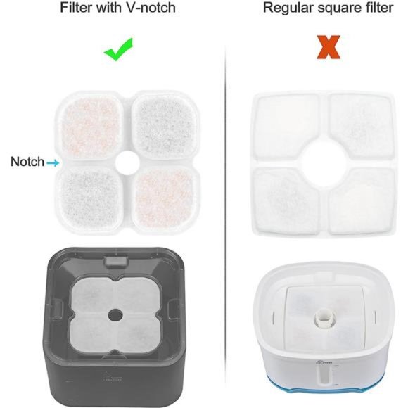 Crystal Cat Water Fountain Stainless Steel, 100oz/3L Pet Fountain with LED Light - Picture 4 of 7